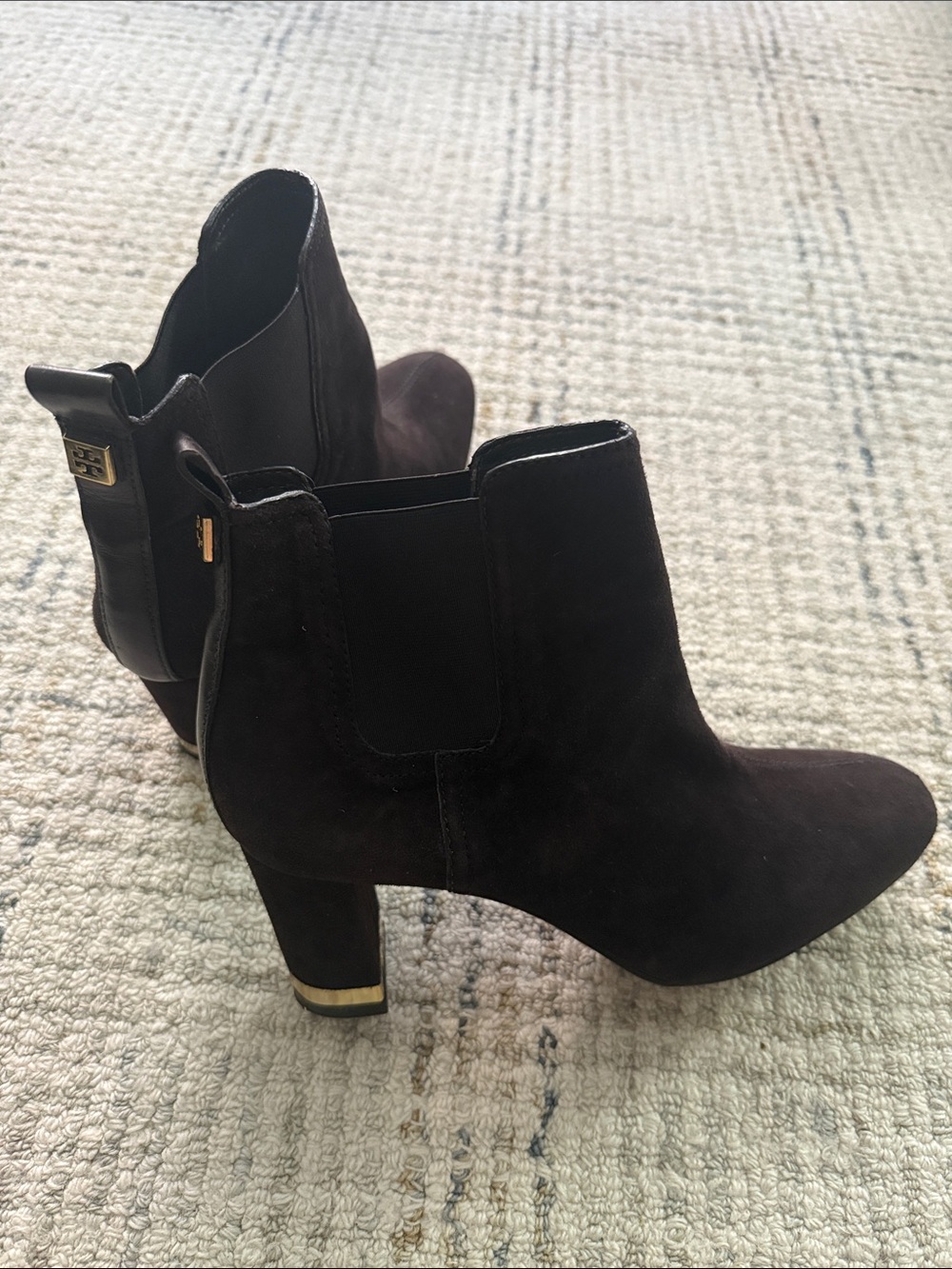 Tory Burch Suede Ankle Boots